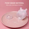 2 PCS Baby Milk Bottle 150/240ml Silicone Anti Suffocation Switchable Pacifier Design Cute Cow Shape Baby Learning Drinking Cup 4