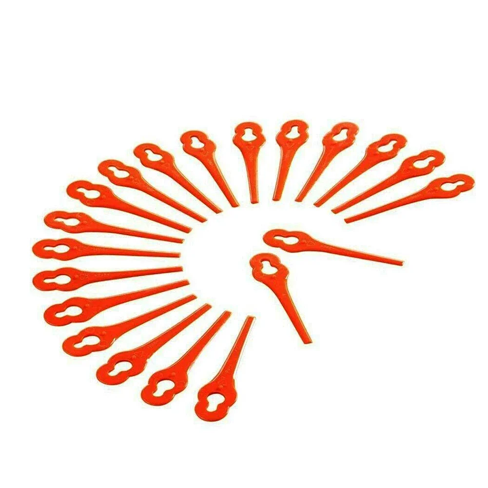 

Stay Prepared For Lawn Maintenance With Our 20 Pack Replacement Plastic Blades For FX E1RT20 Cordless Strimmer