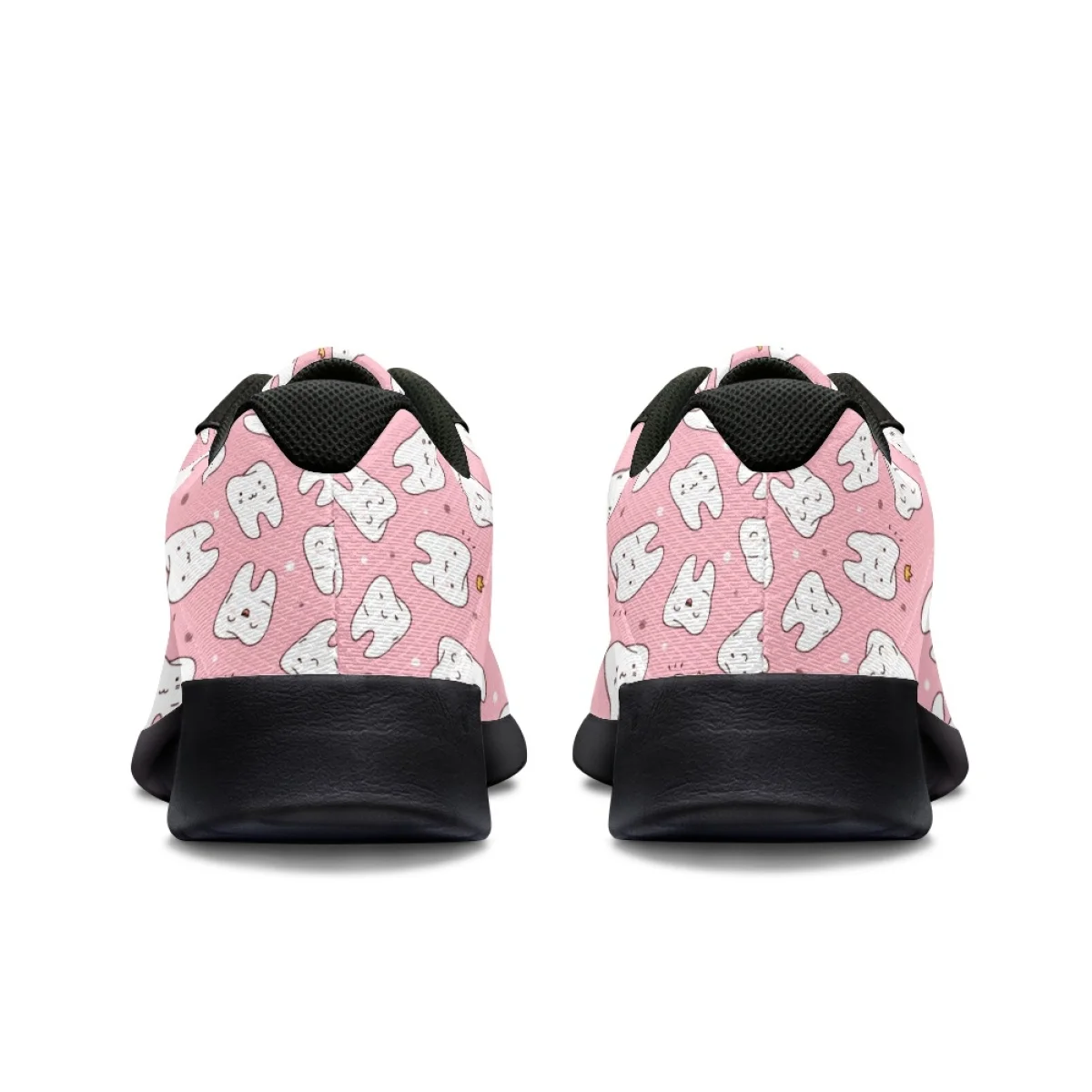 Teeth Protect Pattern Women Training Running Shoes Cozy Lace-Up Flats Durable Gym Teen Sneakers Print On Demand tenis masculino