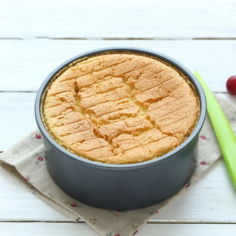 

4 Inch 6 Inch 8 Inch Round Non Stick Bottom Cake Mold Oven Home Baking Mold