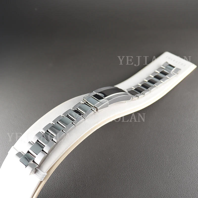 20 mm Herren-Uhrenarmbänder, gebürstetes und poliertes Armbanduhrenarmband, Teile für GMT-Master Oyster Perpetual Submariner-Gehäuse – Detail 4