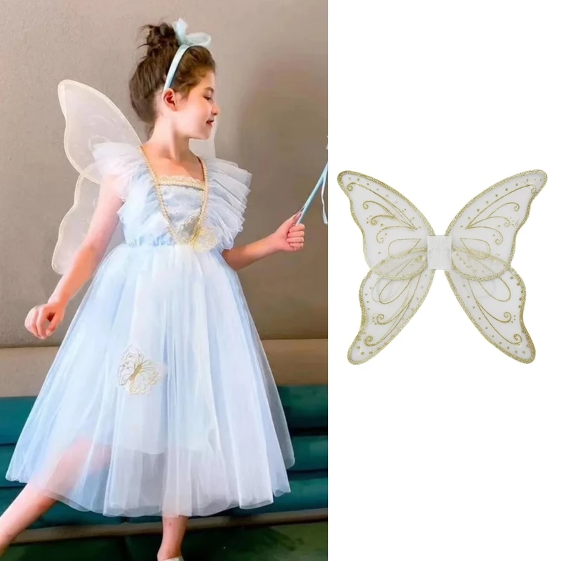 

Fairy Wings for Kids Adults Halloween Costumes Butterfly Wings Angel Fairy Costumes LED Glowing Fairy Princess Wings