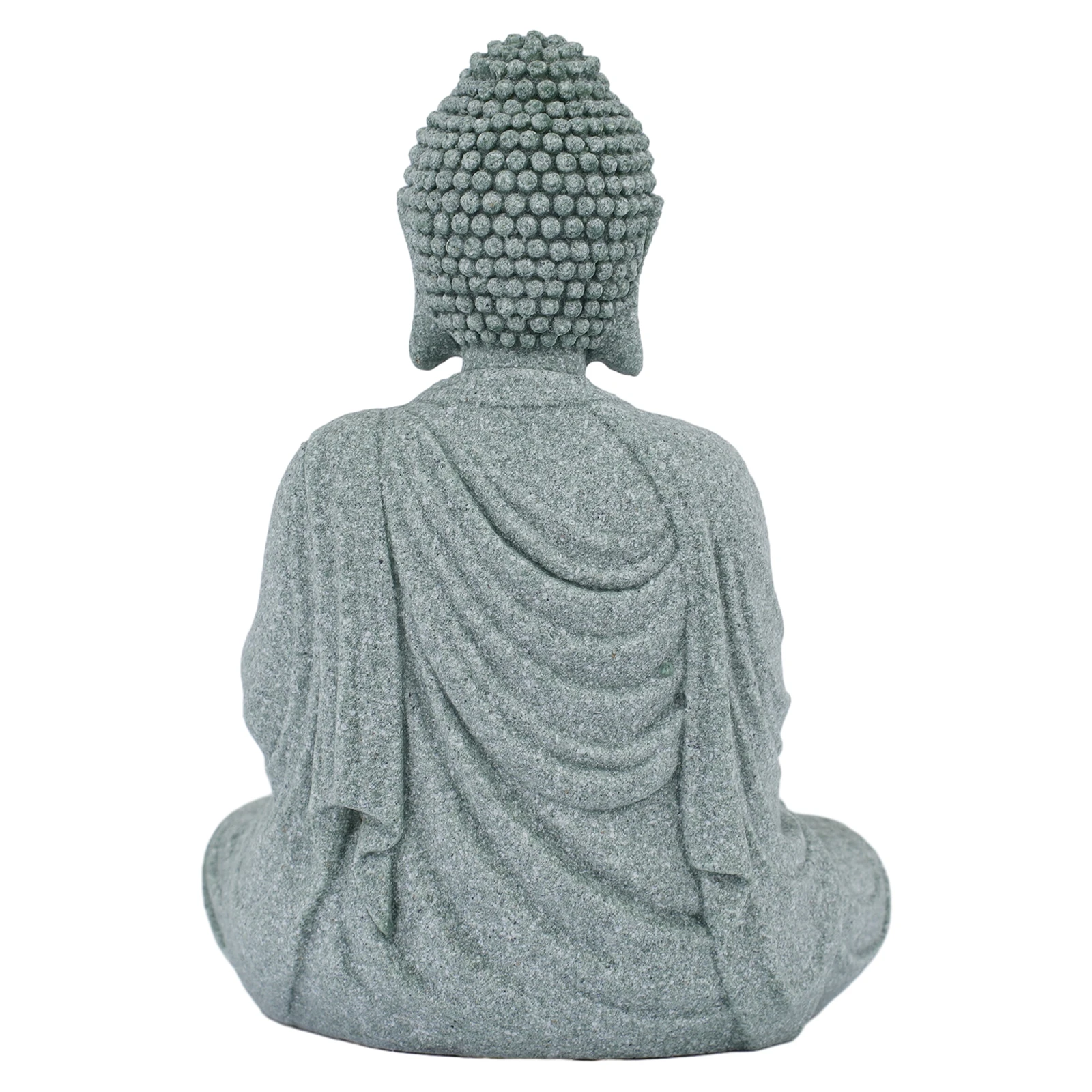 Gartendekoration Sitzender Buddha Harzstein Zen-Effekt Outdoor Indoor Statue Buddhistischer Garten Aquarium Dekoration Sitzender Buddha – Detail 6