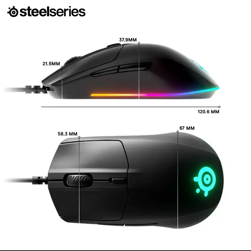 Souris de jeu sans fil Steelseries Rival 3  Souris optique Dpi Steelseries  Rival - 3 - Aliexpress