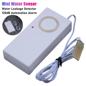 Mini Water Sensor Battery Powered Water Leak Detector Leakage Detector Overflow 120dB Smart Alarm Home Security Alarm System 1