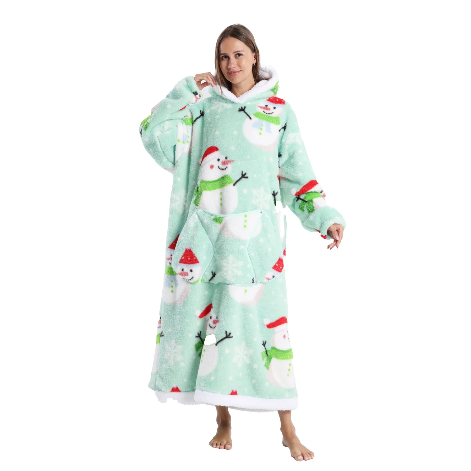 Green snowman