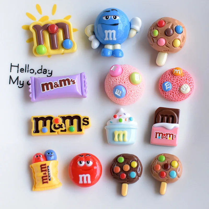 13/26PCS Mini Resin Kawaii Colorful Cookies/candy/chocolate Flatback Stone Hand-made Material Figurine Scrapbook DIY Decor Craft candy resin ornaments simulation stones decor accessories resin nail art crafts resin jewelry accessories resin flower embellishments metal crafts embellishments