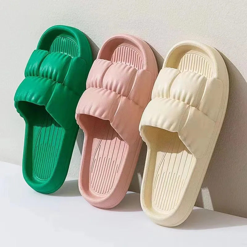 

Summer Beach Platform Slipper Women Korean Soft Eva Slippers for Home Flip Flops Ladies Fashion Sole Thick Cloud Sandals