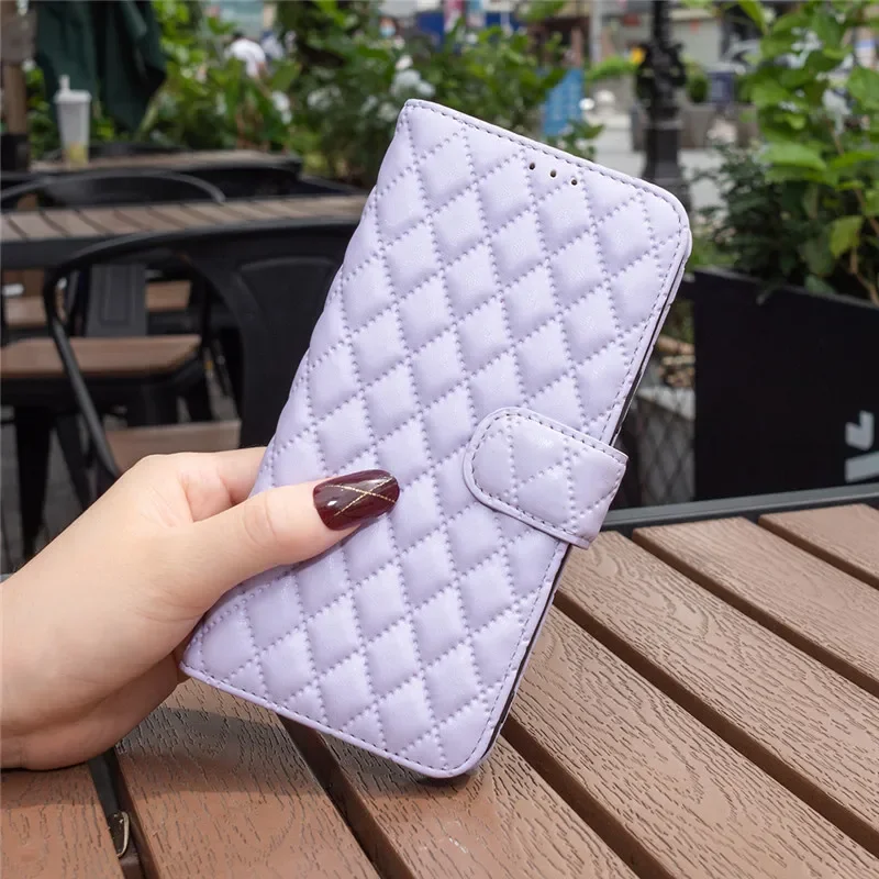 Leather Case Wallet Cover For Samsung Galaxy A16 A06 C55 M55 F55 F15 M15 A05 A05S A25 A35 A55 5G Coque Flip Phone Protect Case 5