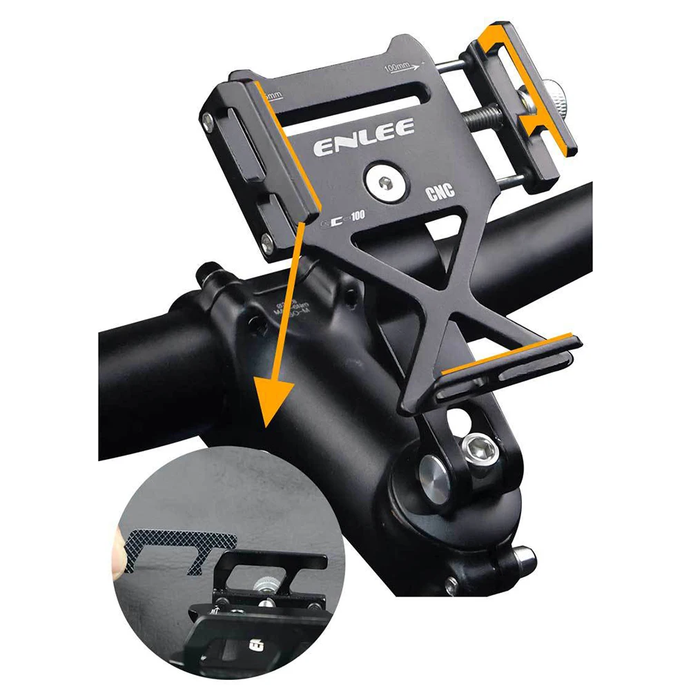 

Bicycle Handlebar Cover/ Mobile Phone Holder /Navigation Mobile Phone /Holder Aluminum Alloy Vertical / Phone Holder 92*81mm
