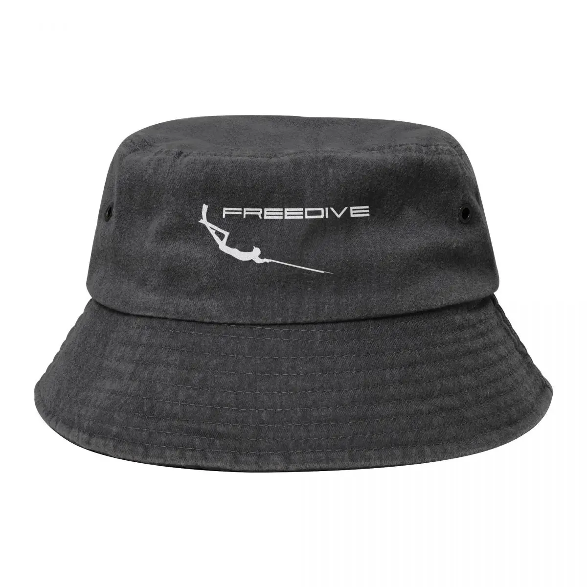 

Freedive Player Cowboy Denim Fisherman Hat With Printing