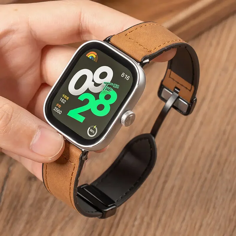 Magnetic Silicone Vintage Replacement Wristband - Universal Smartwatch Accessory