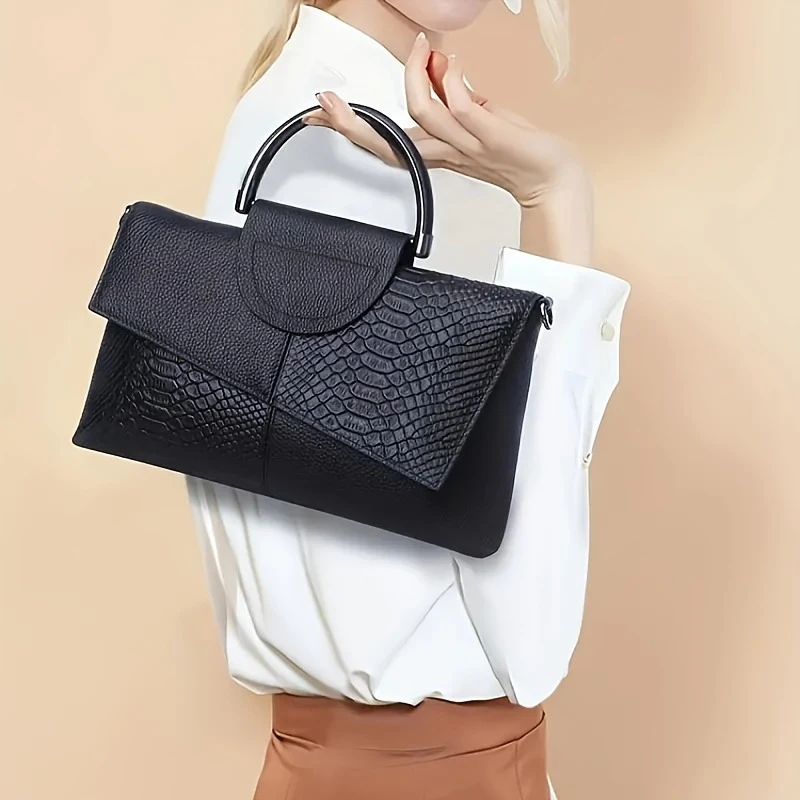 Luxury Women's Designer Soft PU Leather Shoulder Crossbody Handbag