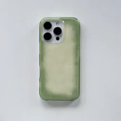 Emerald Green Glossy Phone Case Cover - Fashion Chic Contrast Design - iPhone 17 Pro (Green)