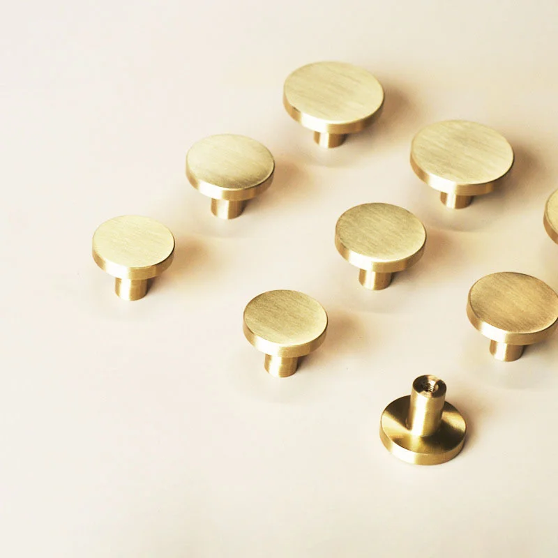 

Кухонные дверные ручки, круглая латунная ручка для комода, ручка для ящика, Шкаф Античная дверная ручка, антикварная ручка для кухонной фурн...