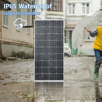 Panneau solaire rigide en verre 1500W, Kit de panneaux solaires 18V, utilise une charge de batterie 12V, bateaux, caravanes et d'autres Applications hors réseau 2