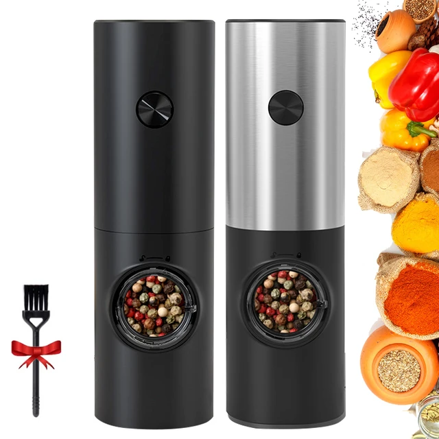 Automatic Mill Gravity Electric Pepper Grinder - Electric Automatic Salt  Pepper - Aliexpress