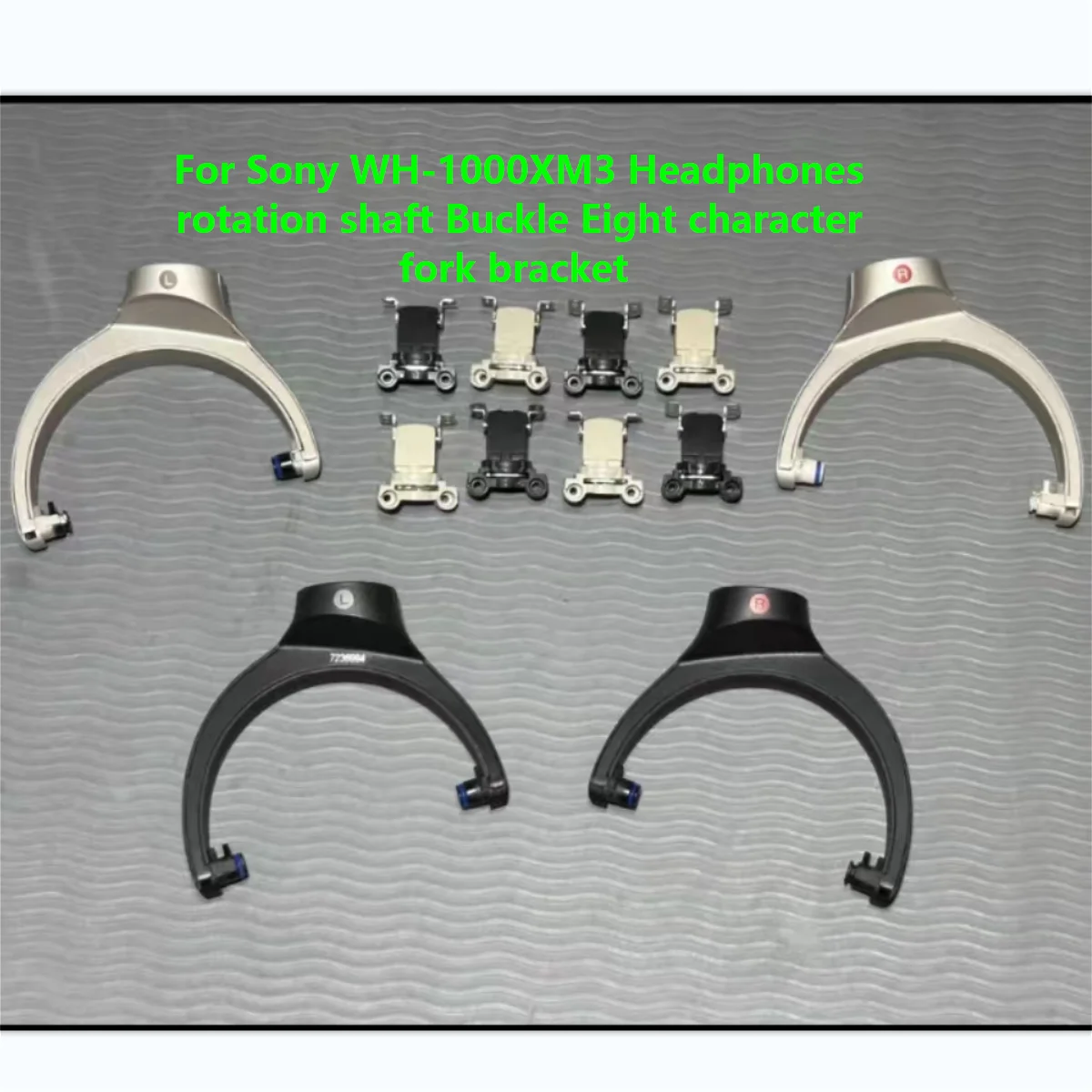 Original new Repair Parts For Sony WH-1000XM3 Headphones rotation shaft Buckle Eight character fork bracket