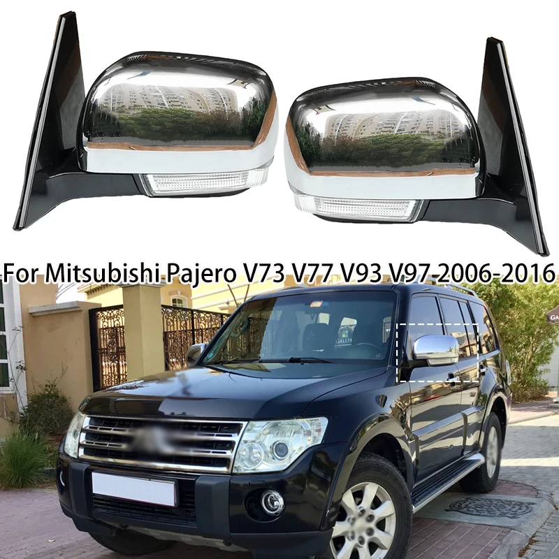Car Power Rear View Mirror Side Door Mirror Assembly For Mitsubishi