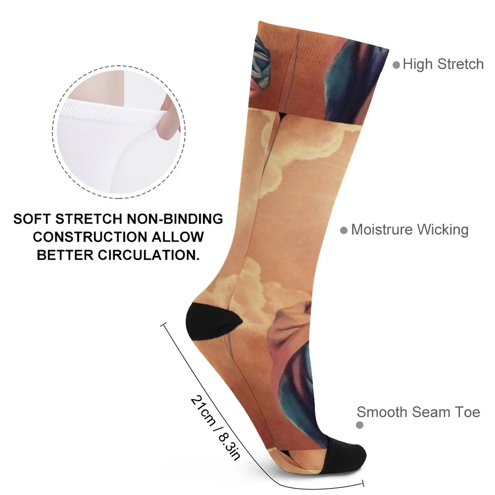 Timothée Chalamet Jesus God Socks designer socks Run Men's sock