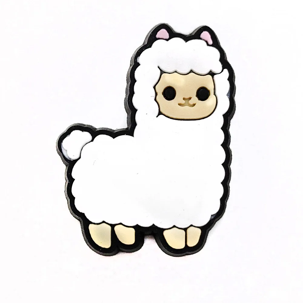 1pcs Cute Animal Dinosaur Shoe Charms Cartoon Panda Color DIY Sandals Buckle Accessories Decorate Kids Boys Girls Party Gift