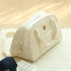 Large Capacity Mommy Bag Korean Style Canvas Diaper Bag Travel Maternity Pack Hospital Bag Baby Items Organizer 4