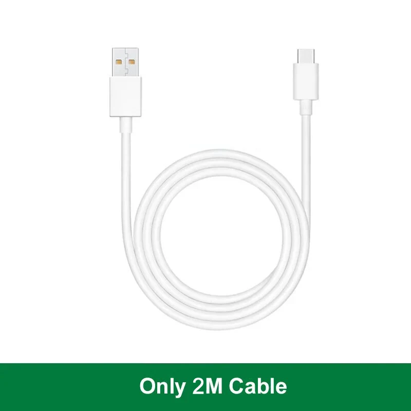 65W Supervooc 2.0 USB Fast Charger with USB Type-C Cable Accessories