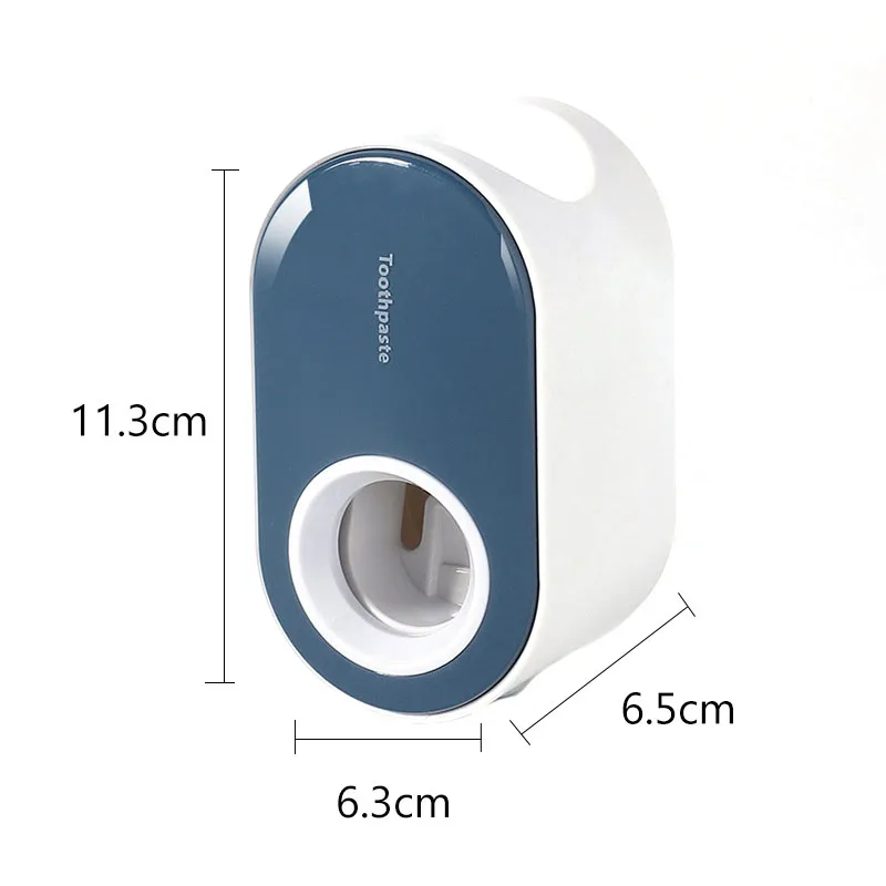 Distribuidor automático do dentífrico, montagem na parede, suporte do dentífrico, esparadrapo, acessórios do banheiro