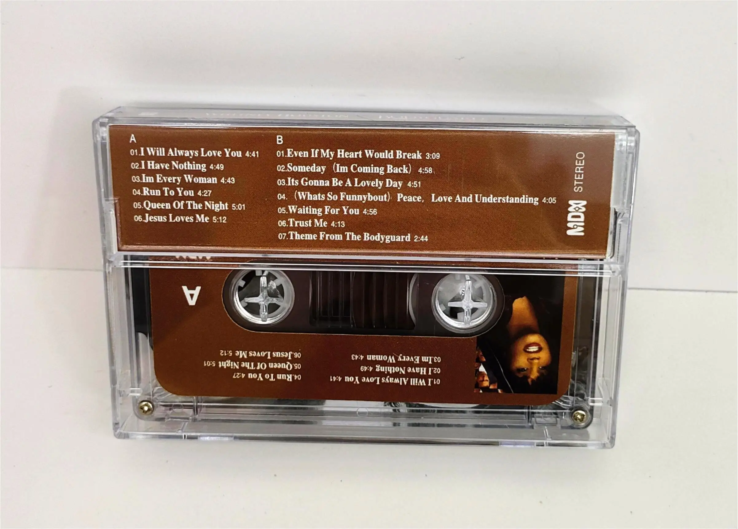 ホイットニーヒューストン音楽磁気テープボディーガードアルバム