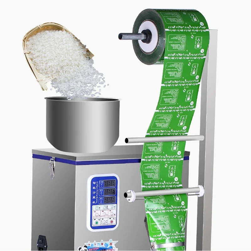 Automatic Quantitative Three-side Sealing Machine Bag Packaging Machine Powder Granule Weighing Machine Back Seal Packaging Mach 4