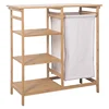 Multi-Functional Bamboo Fabric Organizer, Laundry Basket for Bedroom, Living Room, and Bathroom, Tidy Storage Shelf 5