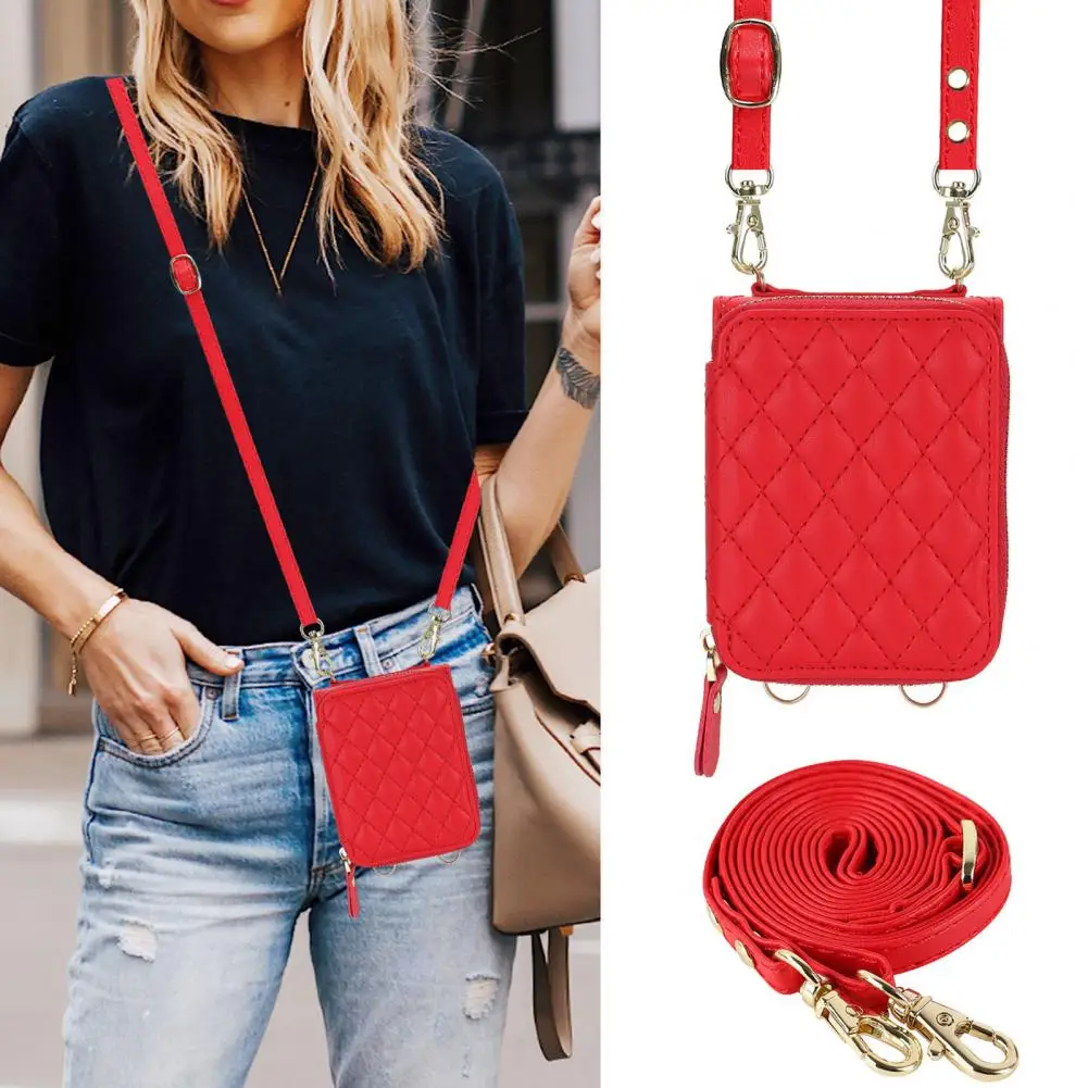 

Женский модный чехол-кошелек с ремешком и отделением для карт