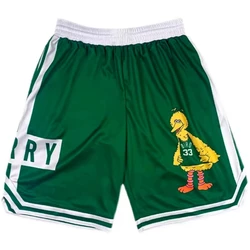 Street basketball pants Big Bird sports pants Basketball shorts Street basketball shorts Training running pants Quick drying Tat