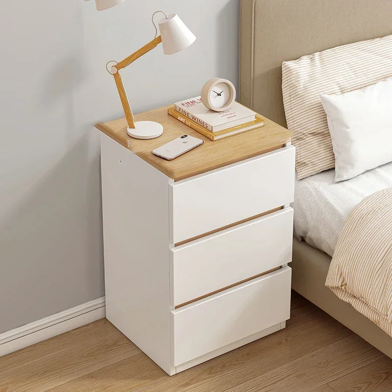 Simple Beautiful Nightstand Luxury DrawerModern Organizer Bedside Table Storage Minimalist Decor Table De Nuit Bedroom Furniture