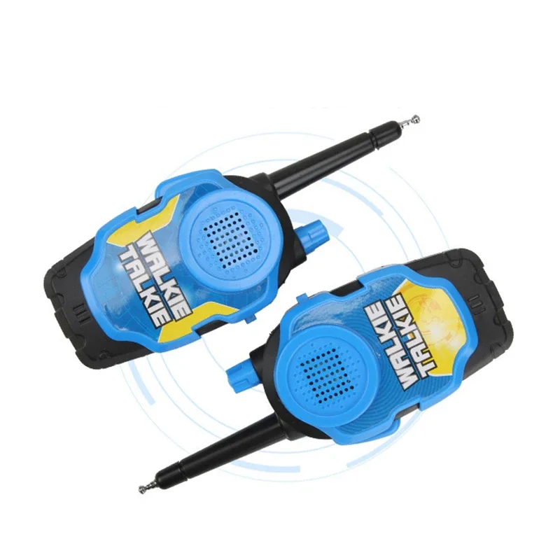 2Pcs/Set Walkie Talkies 50M Mini 2Ch Radio Phone for Kids Portable Handheld Children Outdoor Electronic Interphone Toys 4