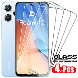 Tempered Glass for Xiaomi Redmi 12 Note 12s 12 Pro Plus 12c 12 4g 5g C Glass Protective Full Cover Glue 9H HD Screen Protector