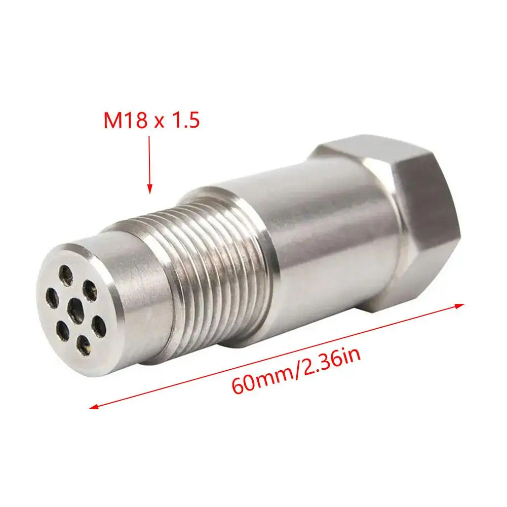 Oxygen Sensor Adapter Oxygen Sensor Accessories Car Oxygen Sensor Spacer Adapter Mini Ternary Catalysis Converter CEL Eliminator Check Engine Light M18x1.50