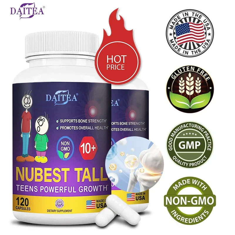 

NuBest Tall - Height Growth Supplement To Help Children Healthy Growth and Development - Immune and Bone Strength Support (10+)