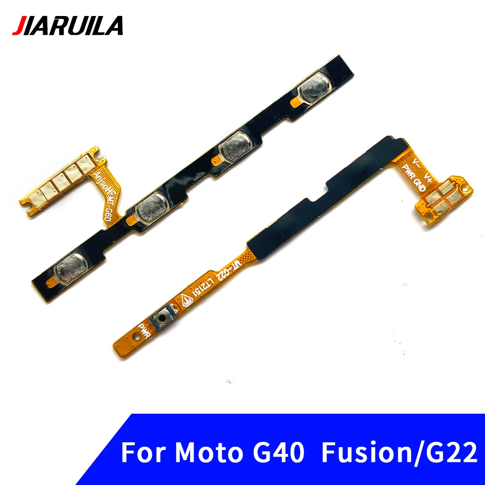 Power Switch On/Off Button Volume Key Button Flex Cable For Moto G14 G22 G32 G42 G40 Fusion G52 G54 G62 G71 5G G72 G82 G84 G51