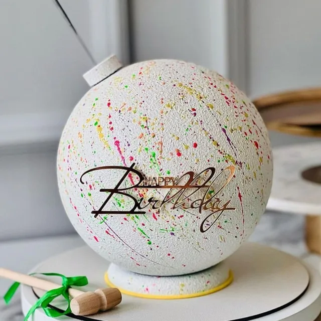 Décoration de gâteau en acrylique doré, reine d'anniversaire, côtés de fête d'anniversaire, accessoires de décoration de gâteau, 1/3/5 pièces 4