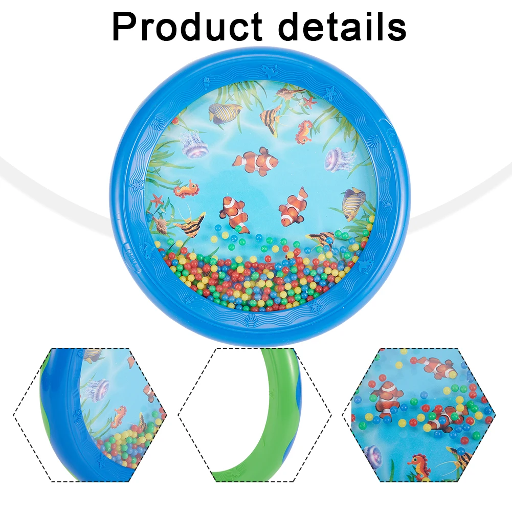 Sea Wave Drum Ocean Wave Drum Educational Instrument Musical Parts Percussion Toys Accessories Bead Replacement musical percussion instruments drum replacement parts