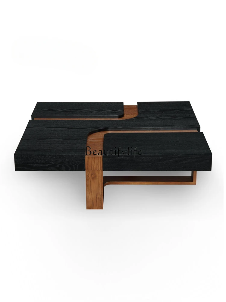

Coffee Solid Wood Tea Table Tea Table Table Solid Wood Small Apartment Home Simple Nordic Living Room