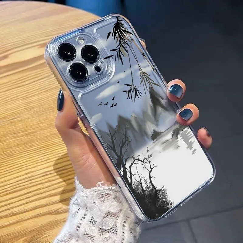 Elegant Chinese Poetry Phone Case - Artistic Design