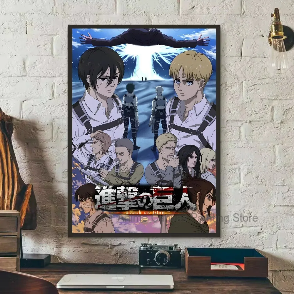 Attack on Titan Canvas Art Poster - Coffee House Bar Room Wall Decor