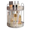 360 Rotating Makeup Organizer Large Capacity Cosmetic Organizer Transparent Multi-Layer Make Up Organizer Box Home Desktop Rack 4