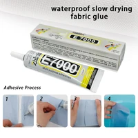 Zhanlida e7000 50ml Clear Contact  Fabric Leather Clothing DIY Adhesive Multipurpose Diamond Crastal Jewelry Wedding Dress Glue 2