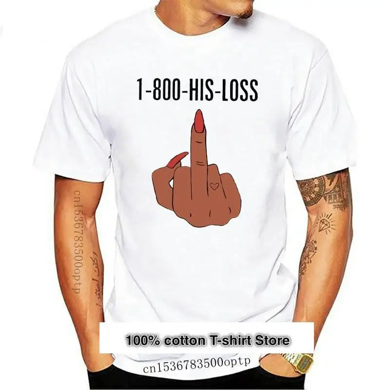 Camiseta De Manga Corta Rosa Con Letras "His Loss" Para Mujer, Ropa De Calle Harajuku, Camisetas Informazioni Para Mujer, 800