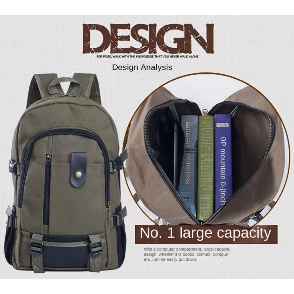 2024 New Fashionable Men's Backpack Casual Travel Rucksack Large Capacity Fashion Backpack Student School Bags 4