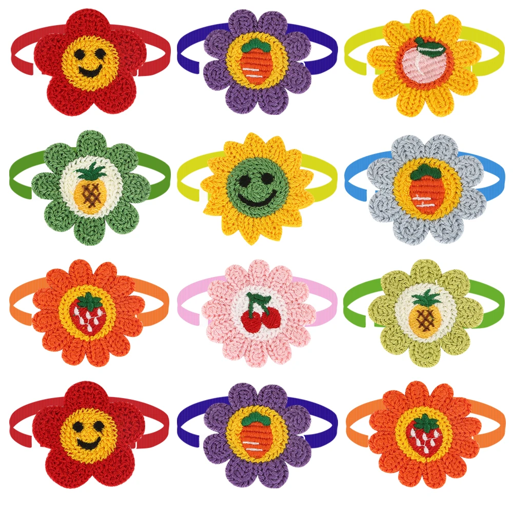 

50/100pcs Puppy Dog Accessories Bright Color Pet Dog Cat Bowties Adjustable Puppy Dog Collar Bow Tie for Small Medium Dog Bows