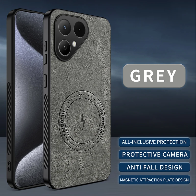 Magsafe Magnetic PU Leather Shockproof Phone Protector Case